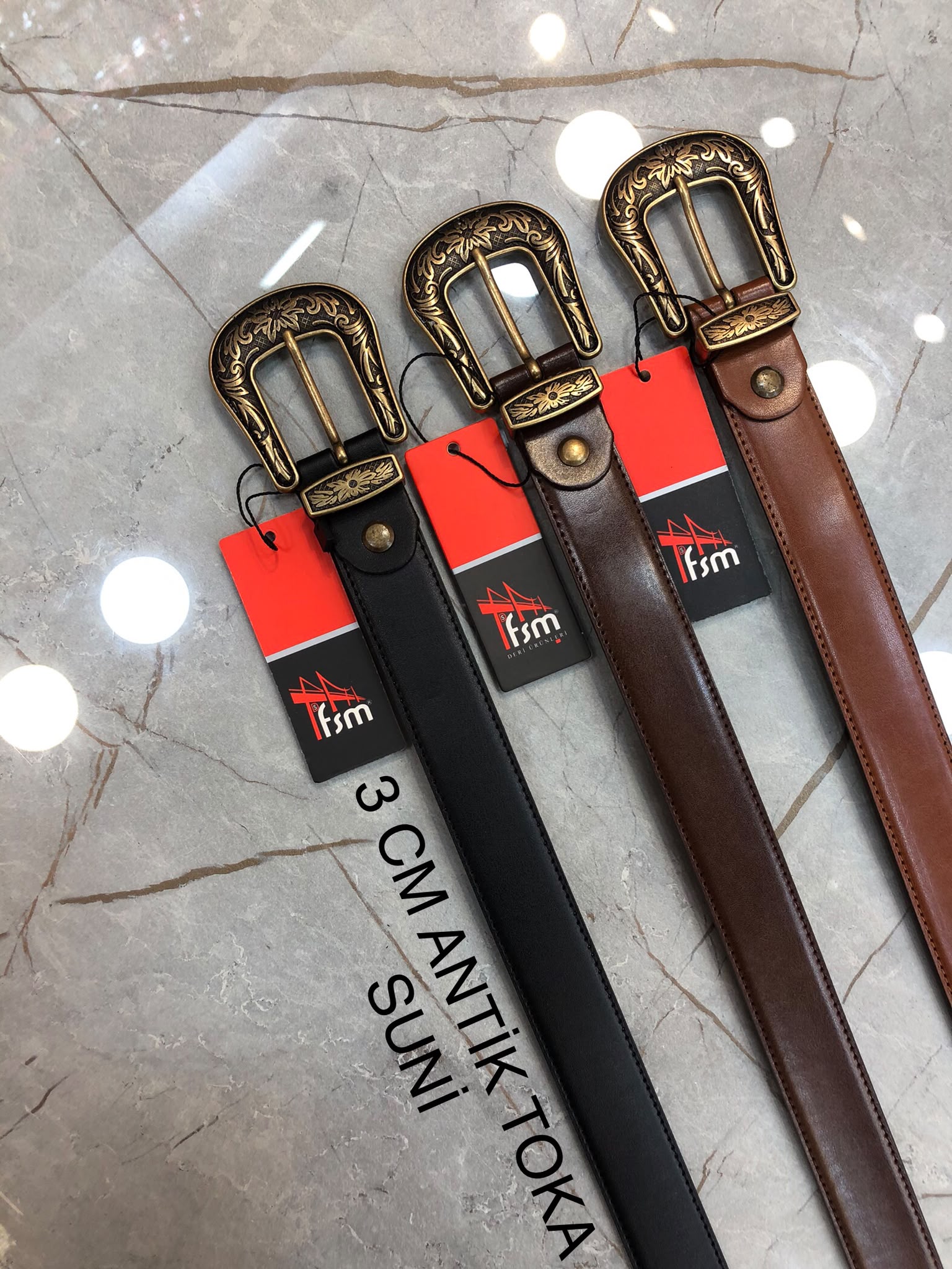 3 CM ANTİK TOKA SUNİ (ALTIN TOKA)