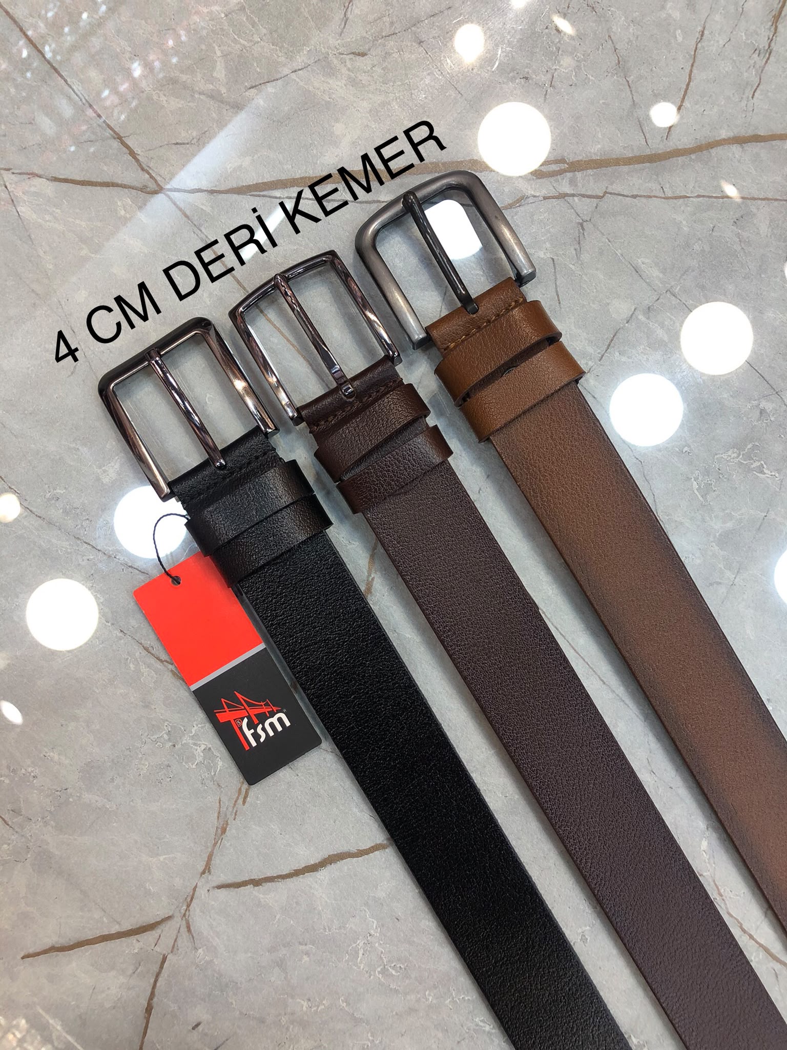 4 CM DERİ KEMER