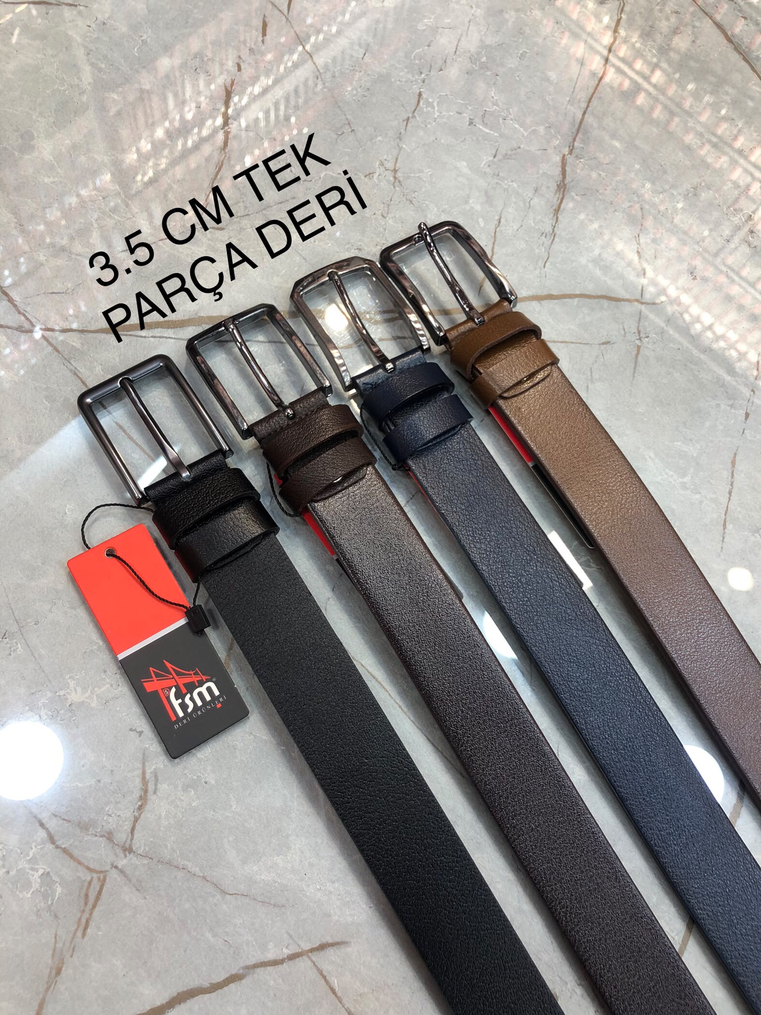 3.5 CM TEK PARÇA DERİ